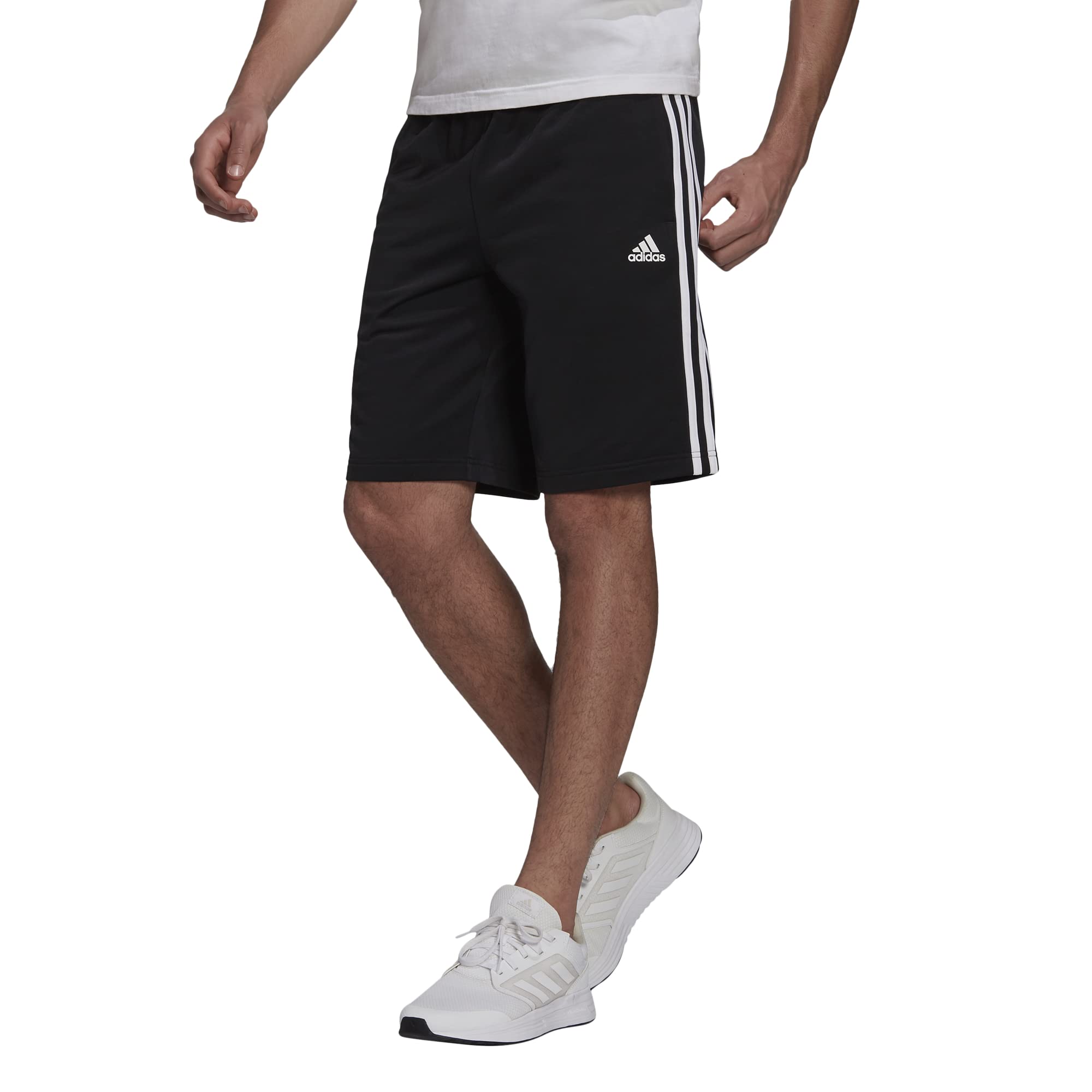 adidas Men's Warm-Up Tricot Regular 3-Stripes Shorts