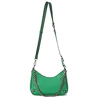 myfriday Small Crossbody Hobo Handbags for Women, Multipurpose Soft Shoulder Bag Lightweight Retro Bag with Coin Purse 2pcs/set