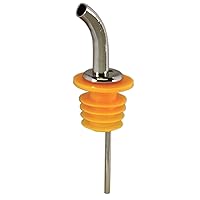 Spill-Stop 245-60 Spill-Stop Super Jet Por, with Extra Large Poly-Kork, Fast Pouring, gooseneck spout for Extra Smooth, Chrome, 12 Units