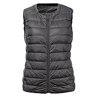 Ladies Vests Sleeveless Tops Vest for Women Slim Tunic Crop Oversized Thin Cami Tank Warm Puffer Winter Fall Vests