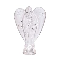 Angel Clear Quartz Size 2 inch Natural Healing Reiki Crystal Chakra Balancing Vastu Stone
