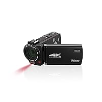 Minolta MN4K30NV 4K Ultra HD / 30 MP Night Vision Camcorder,Black