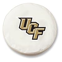 Holland Bar Stool Co. UCF Knights HBS White Vinyl Fitted Spare Car Tire Cover