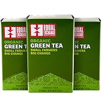 Equal Exchange Organic Green Tea, 20-Count (Pack of 3)