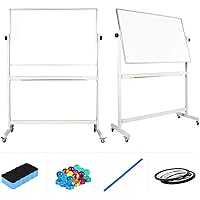 Flybold Rolling Whiteboard with Stand 48x32