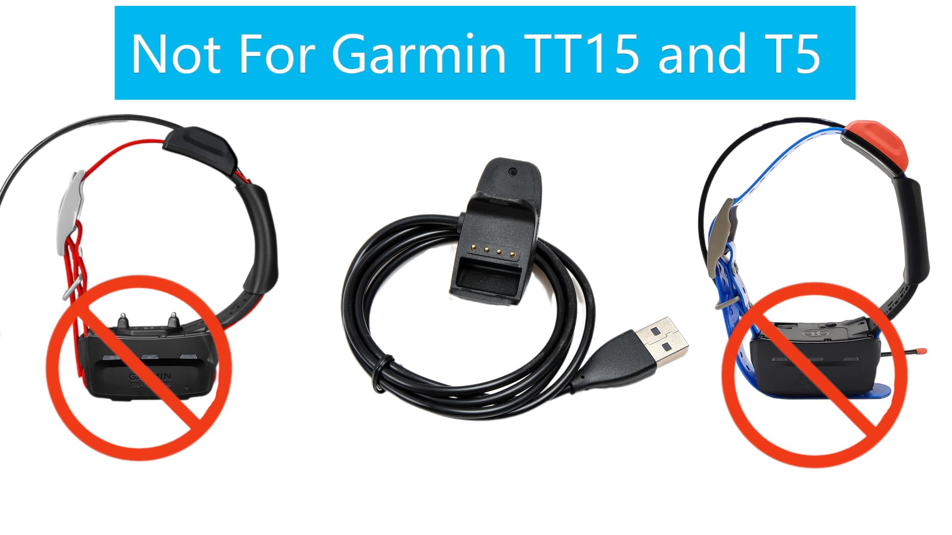 Replacement Garmin TT15Mini Charging Clip Charger TB10 PT10 PT6 T5 Mini for Garmin PRO Series
