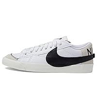 Nike Mens Blazer Low 77 Jumbo DN2158 101 White Black Sail - Size 13, White/Black/White Sail