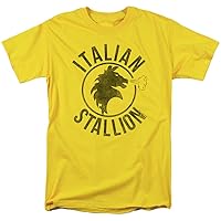 Rocky T-Shirt Italian Stallion Horse Yellow Tee