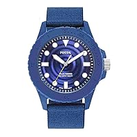 Fossil Men's FB-01 Stainless Steel Diving Inspired Casual Quartz Watch