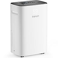 4500 Sq. Ft Dehumidifier with Drain Hose - Ideal for Bedrooms, Basements, Bathrooms, and Laundry Rooms - with Digital Control Panel, 24 Hr Timer, and Front Humidity Display