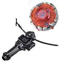 Gaming Spinning Top Toys - Bey Battling Metal Fusion Masters Fight BB40 Dark Bull H145SD with Power Ripcord LL2 Launcher & Grip (BB-40)