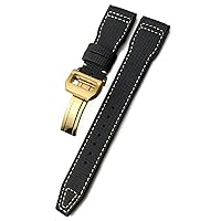 20mm 21mm 22mm Woven Nylon Watch Strap Fold Buckle Watchbands Fit For IWC Pilot Mark Portugieser Portofino Bracelet
