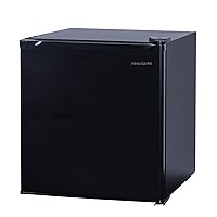 Frigidaire EFR115 Mini Refrigerator - Energy Saving - CFC Free - Slide Out Shelves - Ideal for for Dorm, Office, RV, Garage, Apartment - 1.6 Cubic Feet, Black