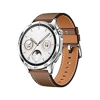 Smart Watch Smart Watch Blood Oxygen Monitor GPS Tracking Watch Men Watch (Color : Camellia Brown 46mm)
