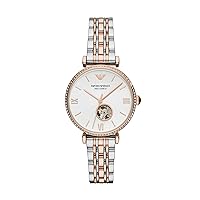 Emporio Armani Women's Dress Watch with Stainless Steel Band
