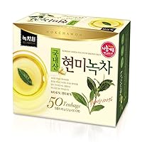 [Nokchawon] Korean Green Tea with Brown Rice 1.2g X 50 Tea Bags 현미녹차