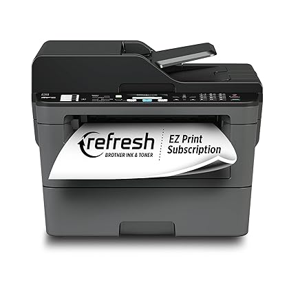 Brother Monochrome Laser Printer, Compact All-In One Printer, Multifunction Printer, MFCL2710DW, Wireless Networking and Duplex Printing, Amazon Dash Replenishment Enabled, 15.7 x 16.1 x 12.5 inches