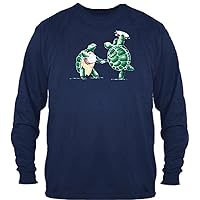 Grateful Dead Terrapin Station Turtles on a Long Sleeve Shirt by Dye The Sky (Large) Navy