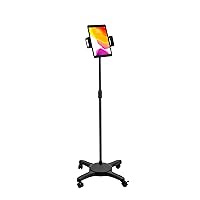 Universal Desk Mount.- CTA Universal Quick Connect Floor Stand. Compatible with 7” to 13” Tablets, iPad mini 5, iPad Gen 7th/ 8th/ 9th, iPad Pro 12.9