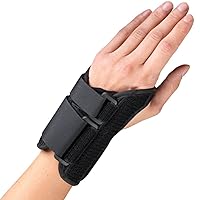 OTC Wrist Splint, Petite or Youth Size Support Brace, Small, 6 Inch (Left Hand)