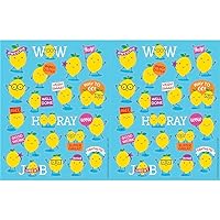 Eureka Lemon Scented Scratch and Sniff Stickers, 80pc (Pack of 2)