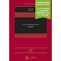 Cases and Materials on Torts: [Connected eBook with Study Center] (Aspen Casebook Series) Cases and Materials on Torts: [Connected eBook with Study Center] (Aspen Casebook Series) Hardcover