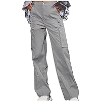 Cargo Pants Women Lightweight Hiking Pant Baggy Tactical Military Trousers Loose Casual Work Pants with Pocket