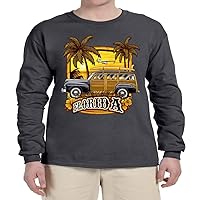 Classic Woodie Car Dad Gifts Florida T-Shirt Mens Long Sleeve Tee