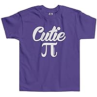 Threadrock Little Girls' Cutie Pi (Symbol) Toddler T-Shirt