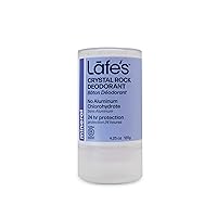 Lafe's Natural Deodorant | Unscented Crystal Mineral Rock Natural Deodorant | 4.25 Ounce