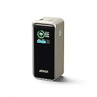 Anker Prime Power Bank, 20,000 mAh Portable Charger with 200W Output, Smart Digital Display, 2 USB-C and 1 USB-A Port Compatible with iPhone 15/14/13 Series, Samsung, MacBook, Dell, and More
