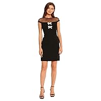 Maggy London Women's Illusion Dress Occasion Event Party Holiday Cocktail