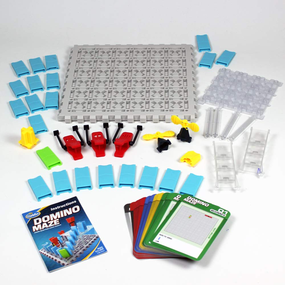 ThinkFun Domino Maze STEM Toy and Logic Game for Boys and Girls Age 8 and Up - Combines the Fun of Dominos With the Challenge of a Puzzle