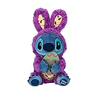 Disney Store Official Stitch Easter Plush, 13 Inches, for Boys and Girls, Squishy Animals, Perfect Easter Basket Stuffer or Spring Decor, Suitable for All Ages 0+