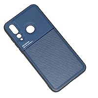Mowen Case Cover Bumper Built-in Metal Plate for Huawei Nova 4 - Blue