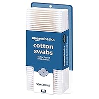 Amazon Basics Cotton Swabs, 500 ct, 1-Pack (Previously Solimo)