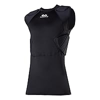 McDavid Rival Integrated 5-Pad Shirt, Comfort & Protection from Hard Objects, Lightweight & Breathable, Great for Football & Lacrosse (Youth)