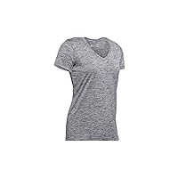 Womens Tech V-Neck Twist Short-Sleeve T-Shirt