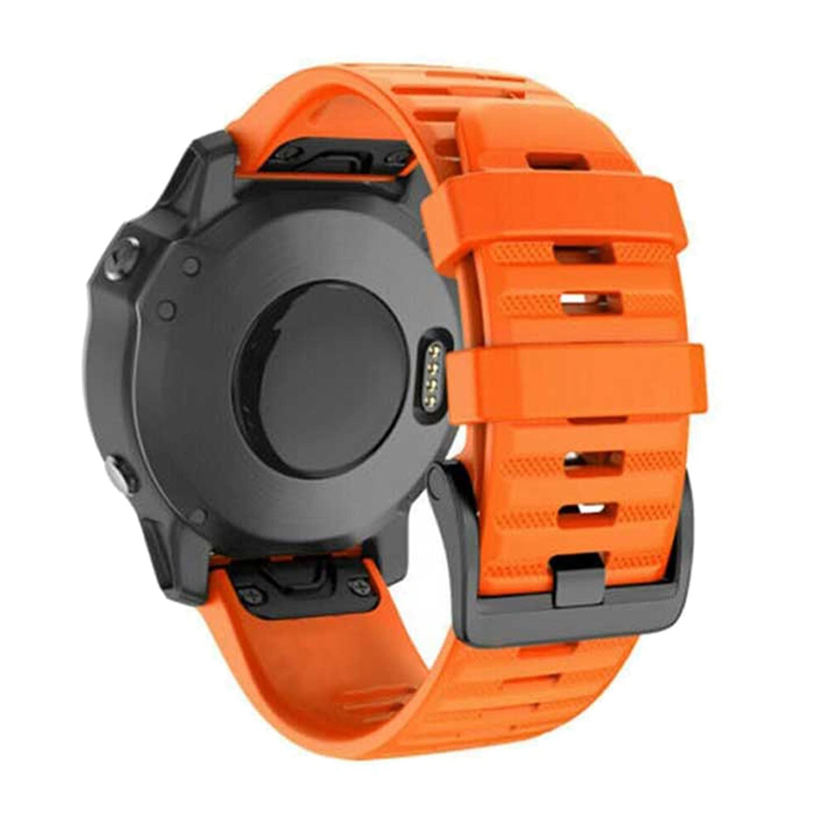EEOMOik 22 26mm Silicone WatchBand Strap for Coros VERTIX 2 Smart Watch Quick Easy Fit Wristband Belt Bracelet Correa (Color : Yellow, Size : 26mm Coros VERTIX 2)