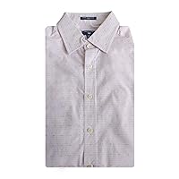 GANT Men's Bright Pink Dobby Stripe Fitted Shirt 365655 Size Medium
