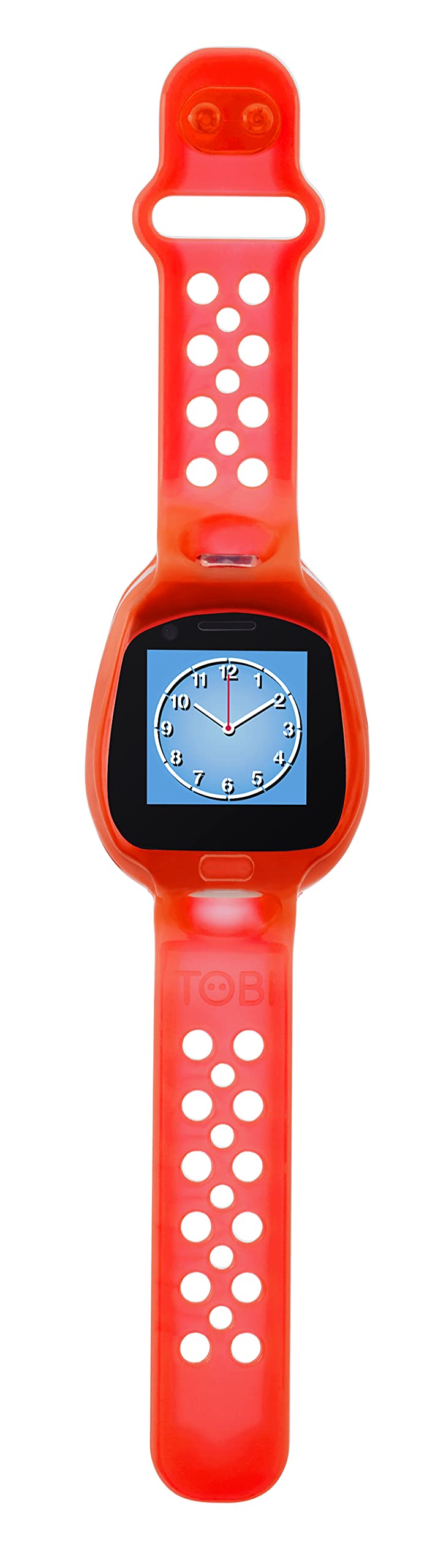 Little Tikes Tobi 2 Robot Red Smartwatch- 2 Cameras, Interactive Robot, Games, Videos, Selfies, Pedometer & More, Touchscreen, Parental Control- Stem Gifts, for Kids Boys Girls 6 7 8+