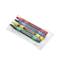 CrayonKing 150 Sets of 4-Packs in Cello (600 total bulk Crayons) Restaurants, Party Favors, Birthdays, School Teachers & Kids Coloring Non-Toxic Crayons