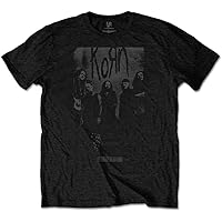 Korn Men's Knock Wall Slim Fit T-Shirt Black