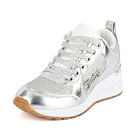 Juicy Couture Lace-Up Women's Fashion Sneakers - Casual Shoes for Tennis and Everyday Walking