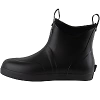 Womens Waterproof Deck Ankle Rain Boots