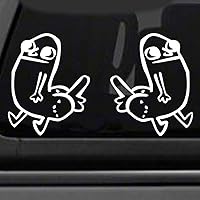 Dick Butt Figure - 2 Pack - Vinyl Decal Sticker Funny Meme Reddit dickbutt