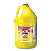 Washable Kids Paint, Yellow, 1 Gal Bottle