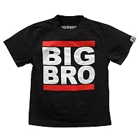 Dogwood Boy's Big Bro Black T-shirt