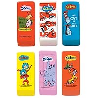 Raymond Geddes Dr Seuss Beveled Erasers For Kids (Pack of 48)