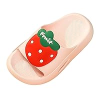 Big Shoe Slipper Home Slippers For Children Kids Fruit Children Slippers Cartoon Soft Snow Leopard Slippers for Girls